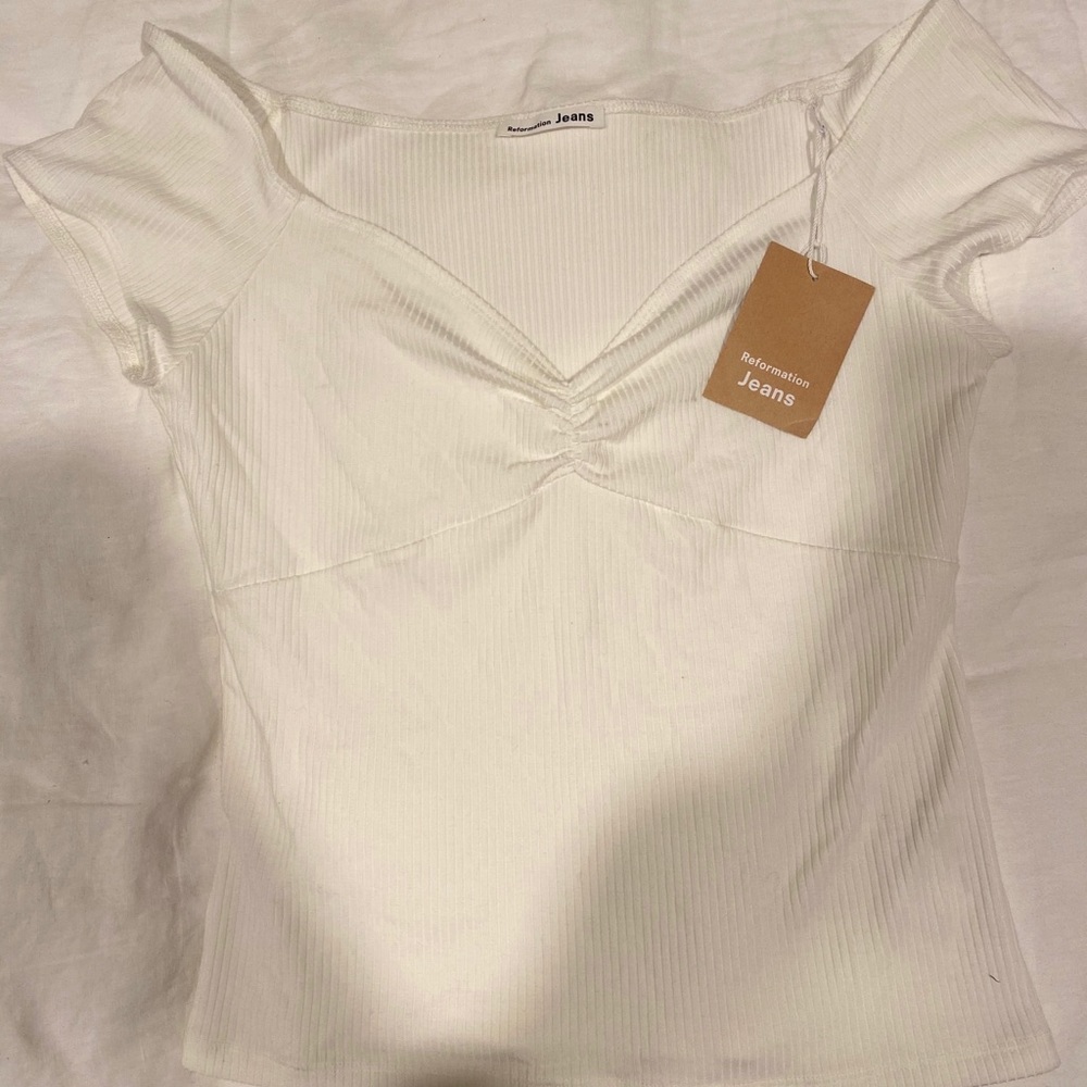 Reformation Sweetheart top